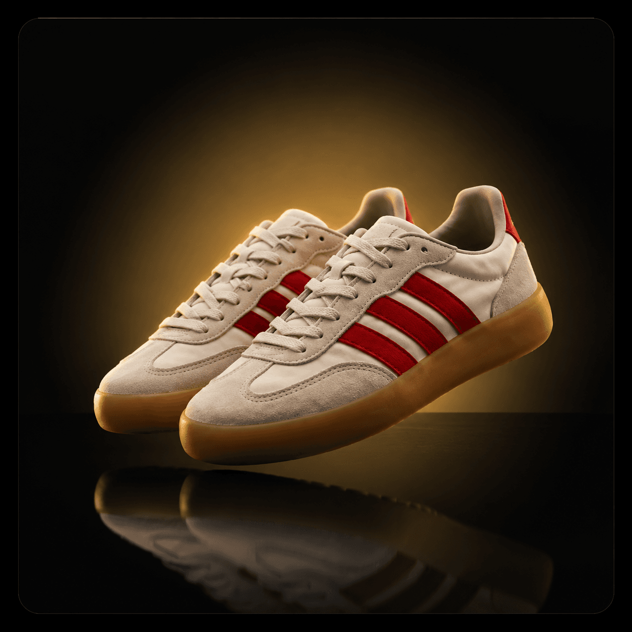 Retro Gum White Red