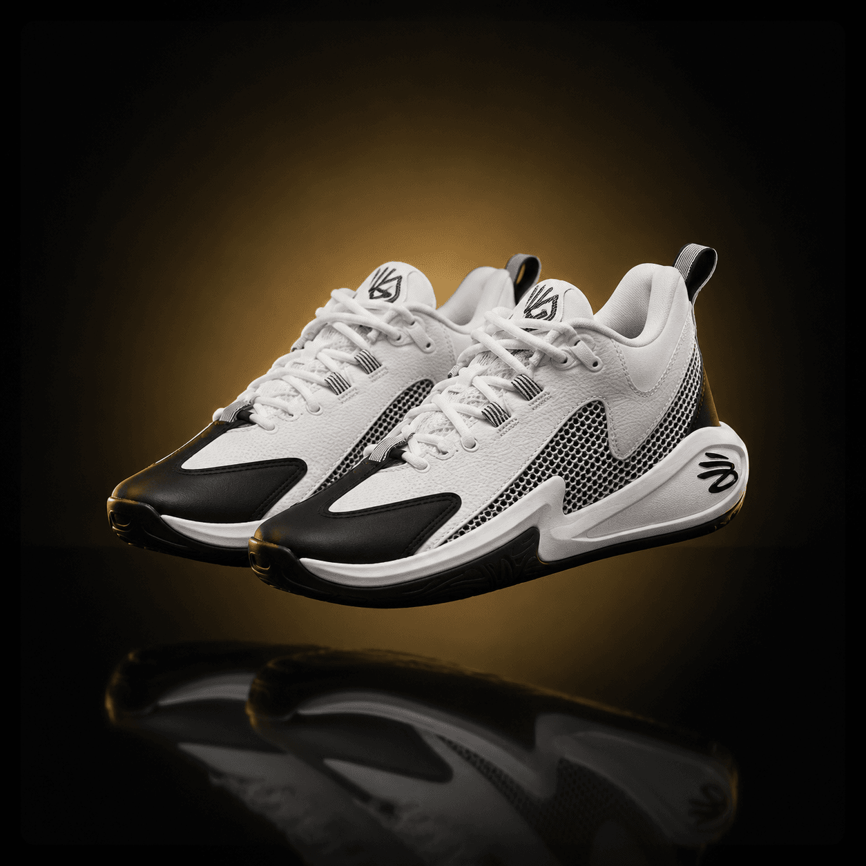 Curry Basketball White & Black