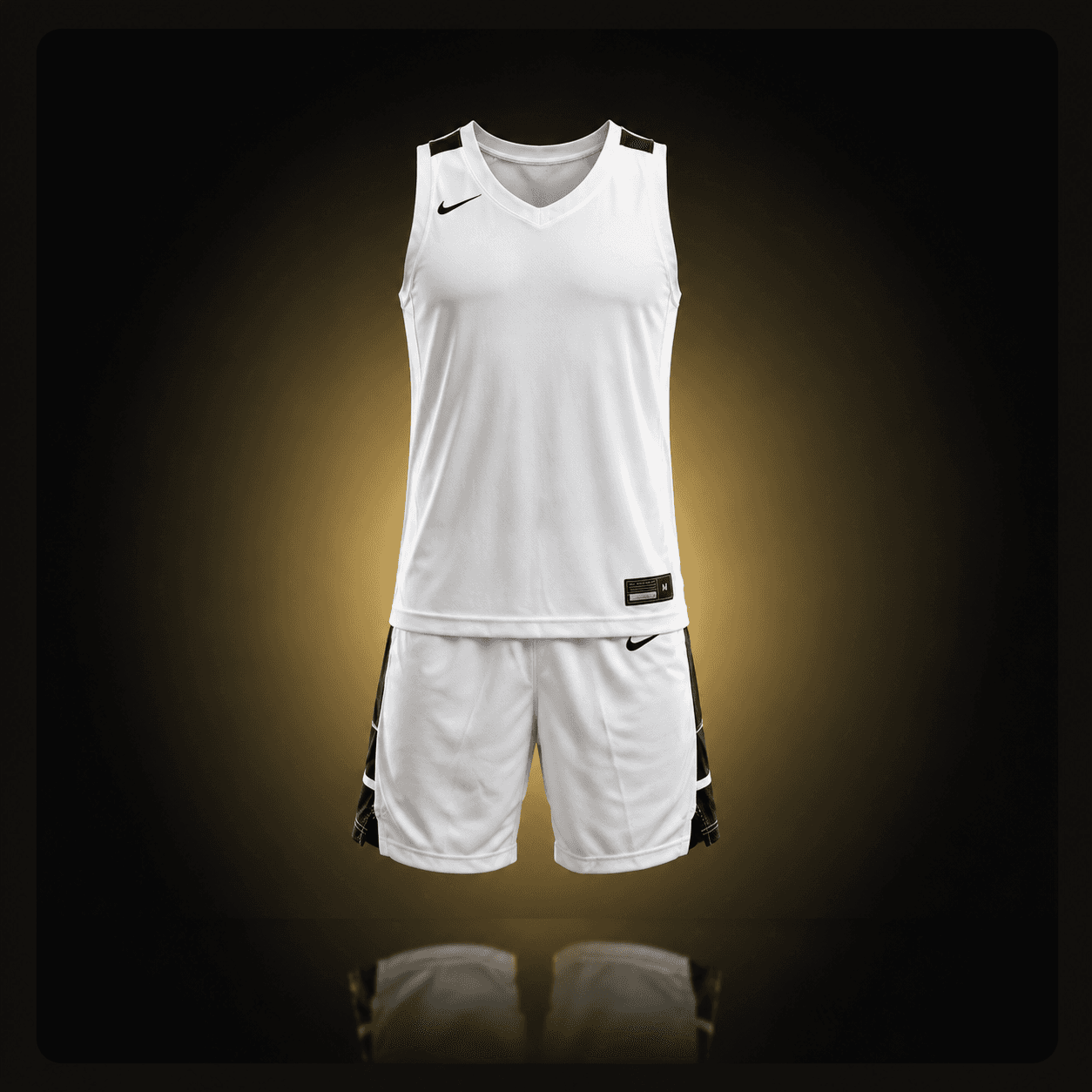 Conjunto Nike Basketball Blanco