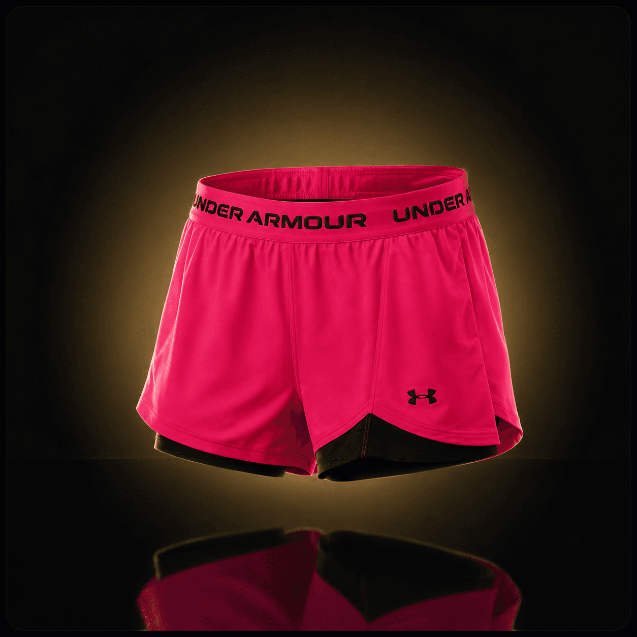 Short de running fucsia Under Armour
