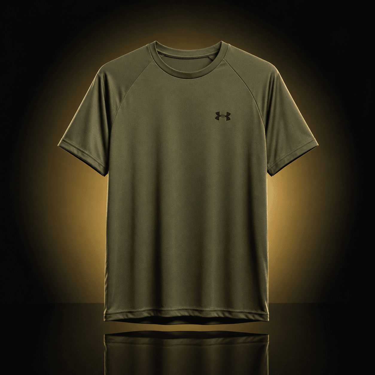 Camiseta deportiva Under Armour verde oliva