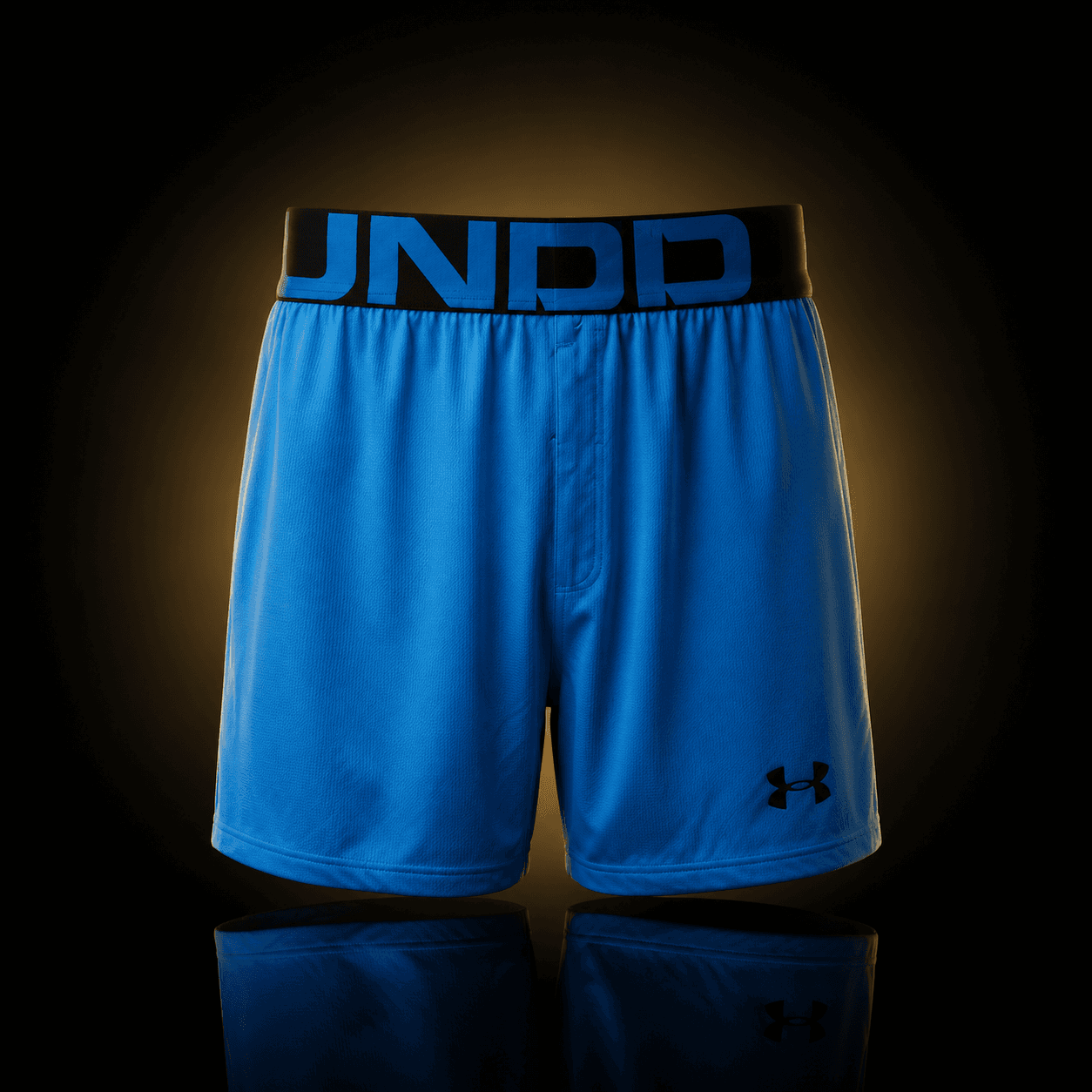 Short deportivo azul eléctrico