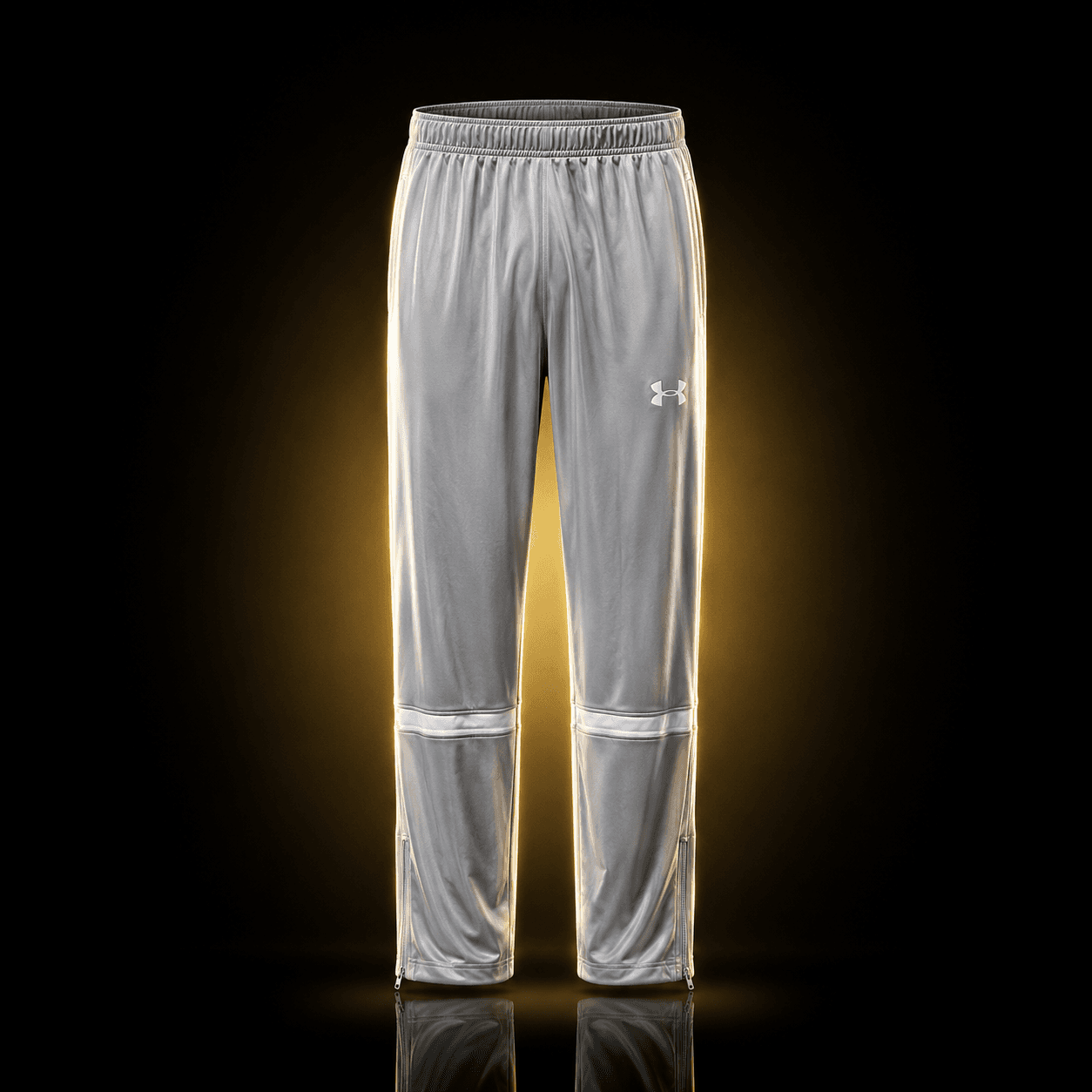 Pantalón Under Armour con halo dorado
