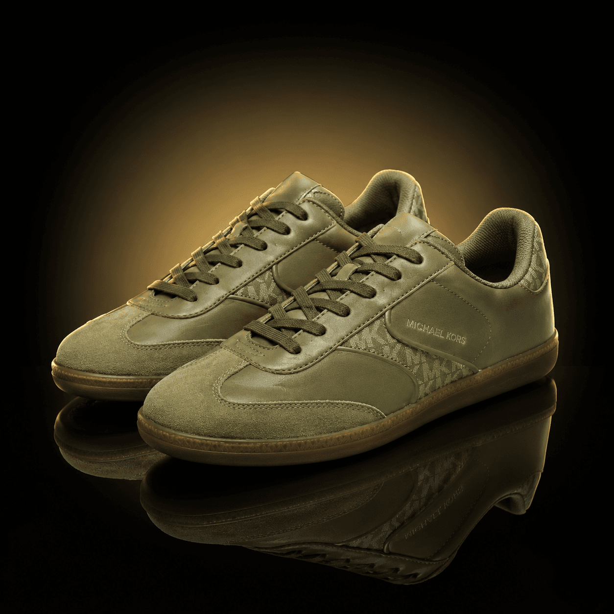 Zapatillas Michael Kors verde oliva premium