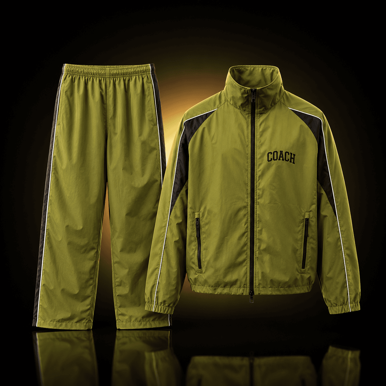 Conjunto Coach verde oliva